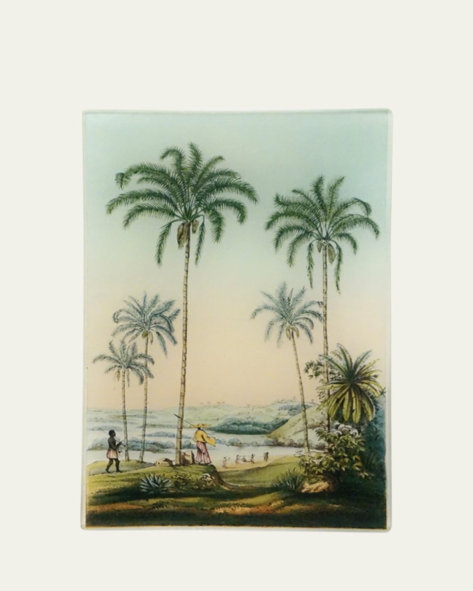 Bresil Decoupage Rectangular Tray